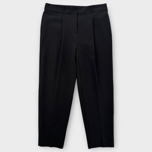 Carole Wren Pants Womens 12 Pleated Black Stretch Dress Trousers Workwear‎